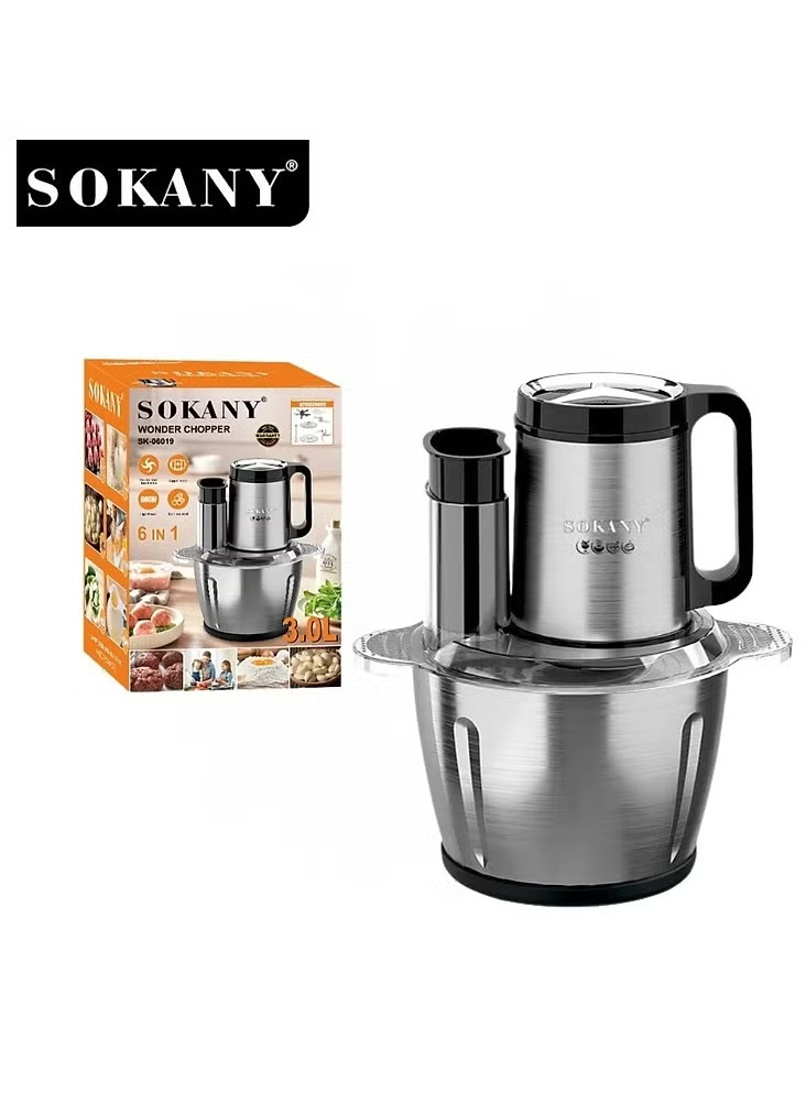 Sokany 6-in-1 Wonder Chopper 3L